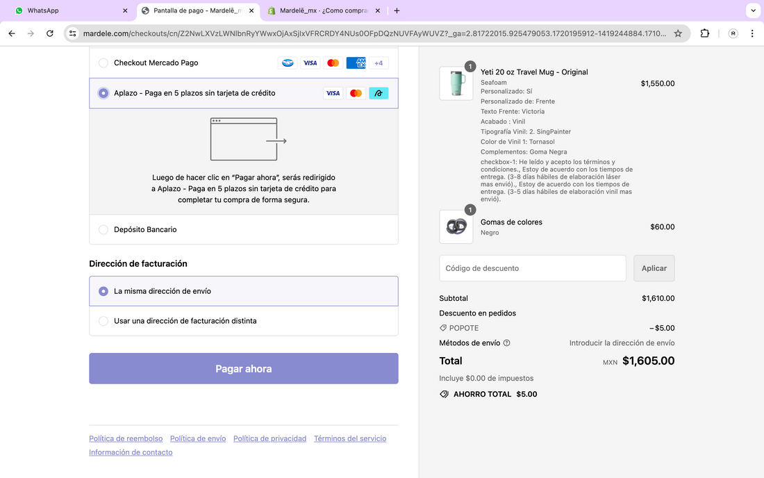 ¿Como comprar en Aplazo?
