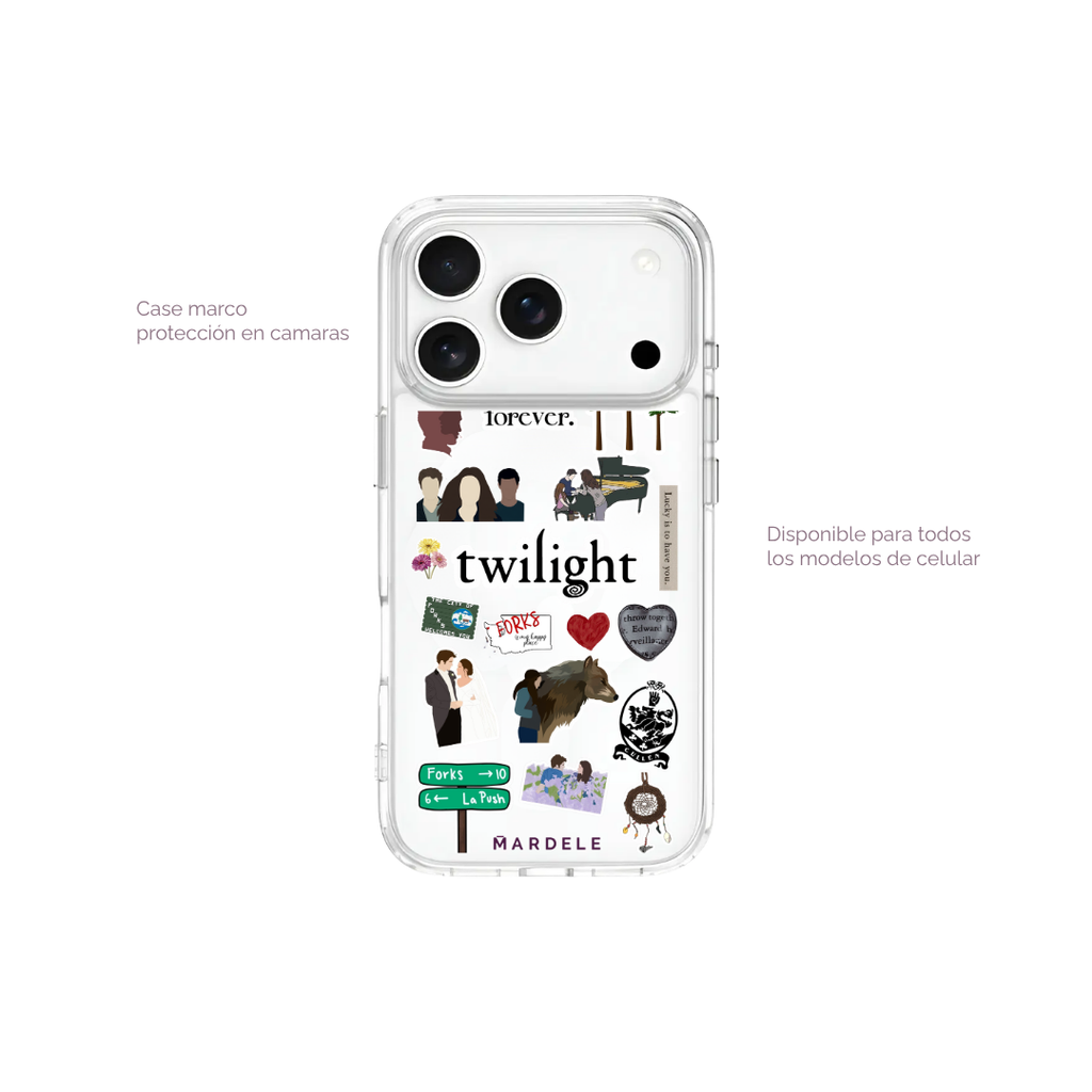 Plantilla de Stickers para Funda Transparente