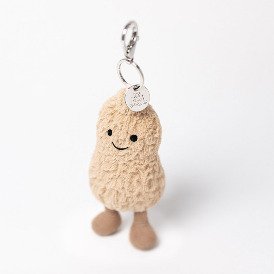 Jellycat Original | Amuseables Peanut Bag Charm