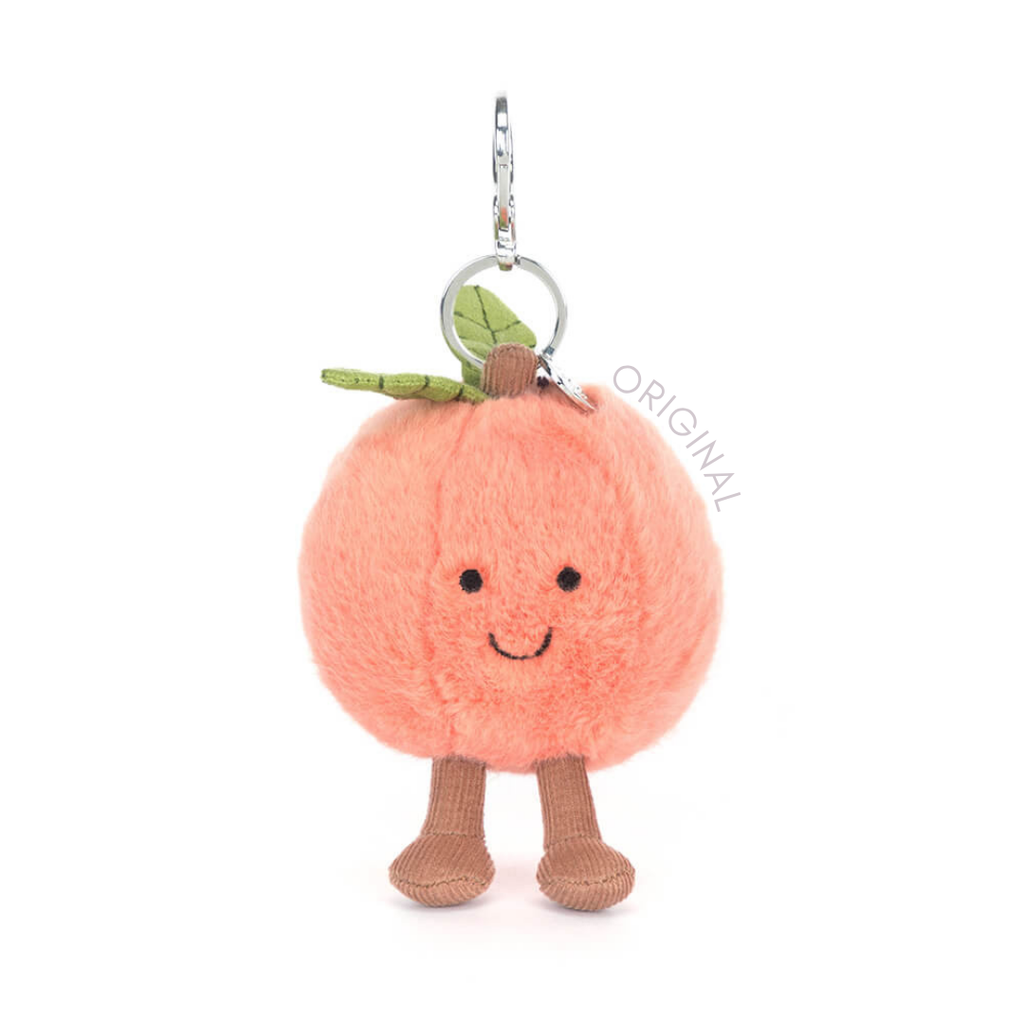 Jellycat Original | Amuseables Peach Bag Charm