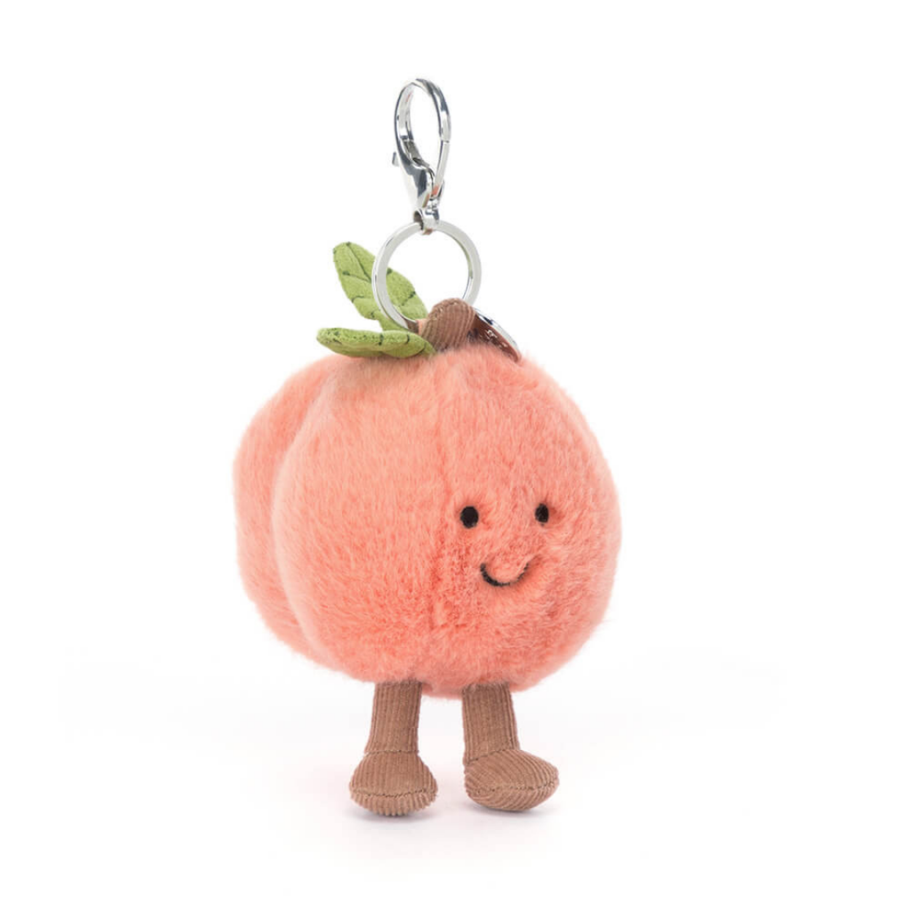 Jellycat Original | Amuseables Peach Bag Charm