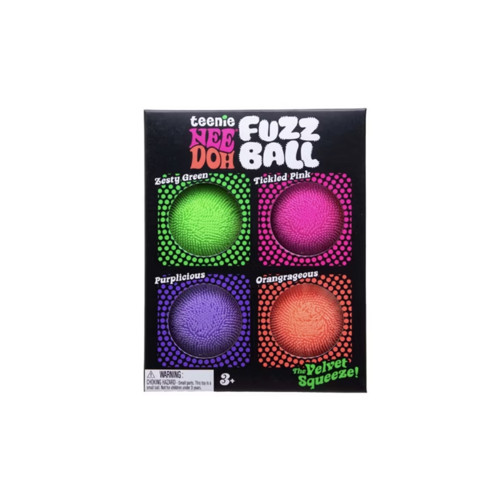 NeeDoh Teenie Fuzz Ball Set de 4 l Original