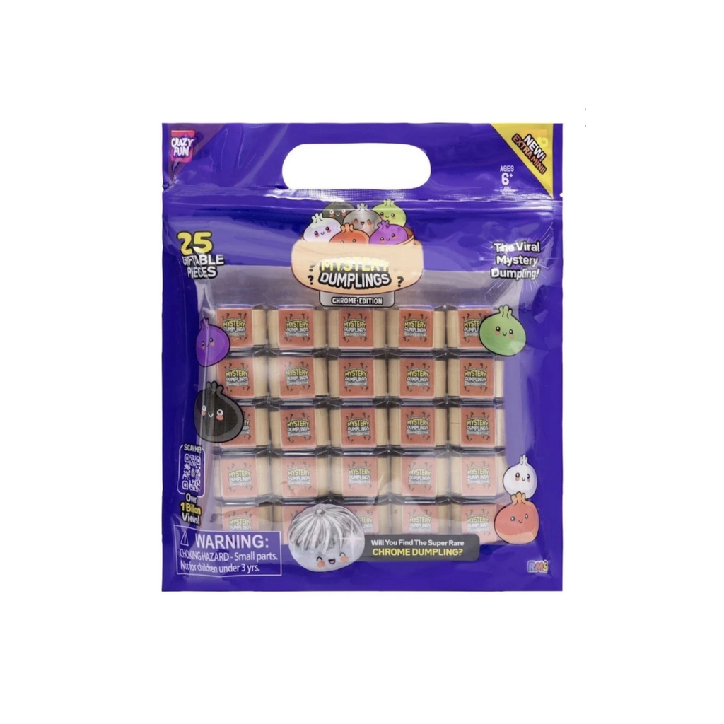 Mini Mystery Dumpling Edición Cromo Paquete de 25 NUEVO