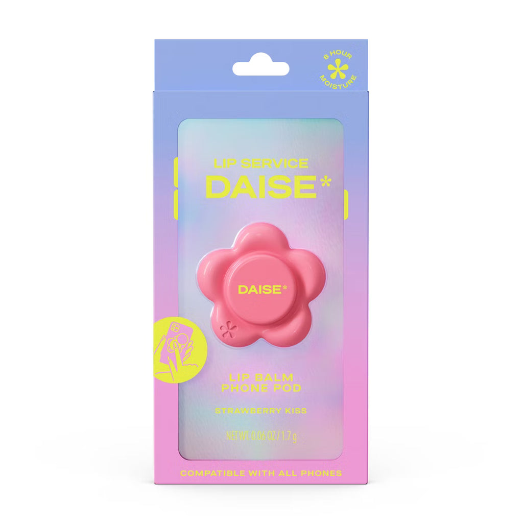 DAISE Lip Service Lip Balm Phone Pod - Strawberry Kiss l Original