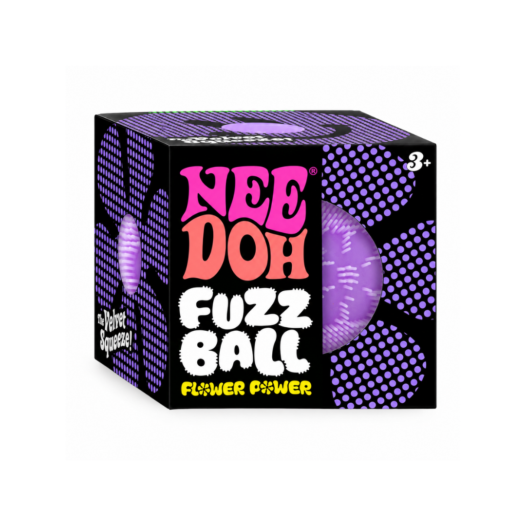 NeeDoh Fuzz Ball Flower Power l Original