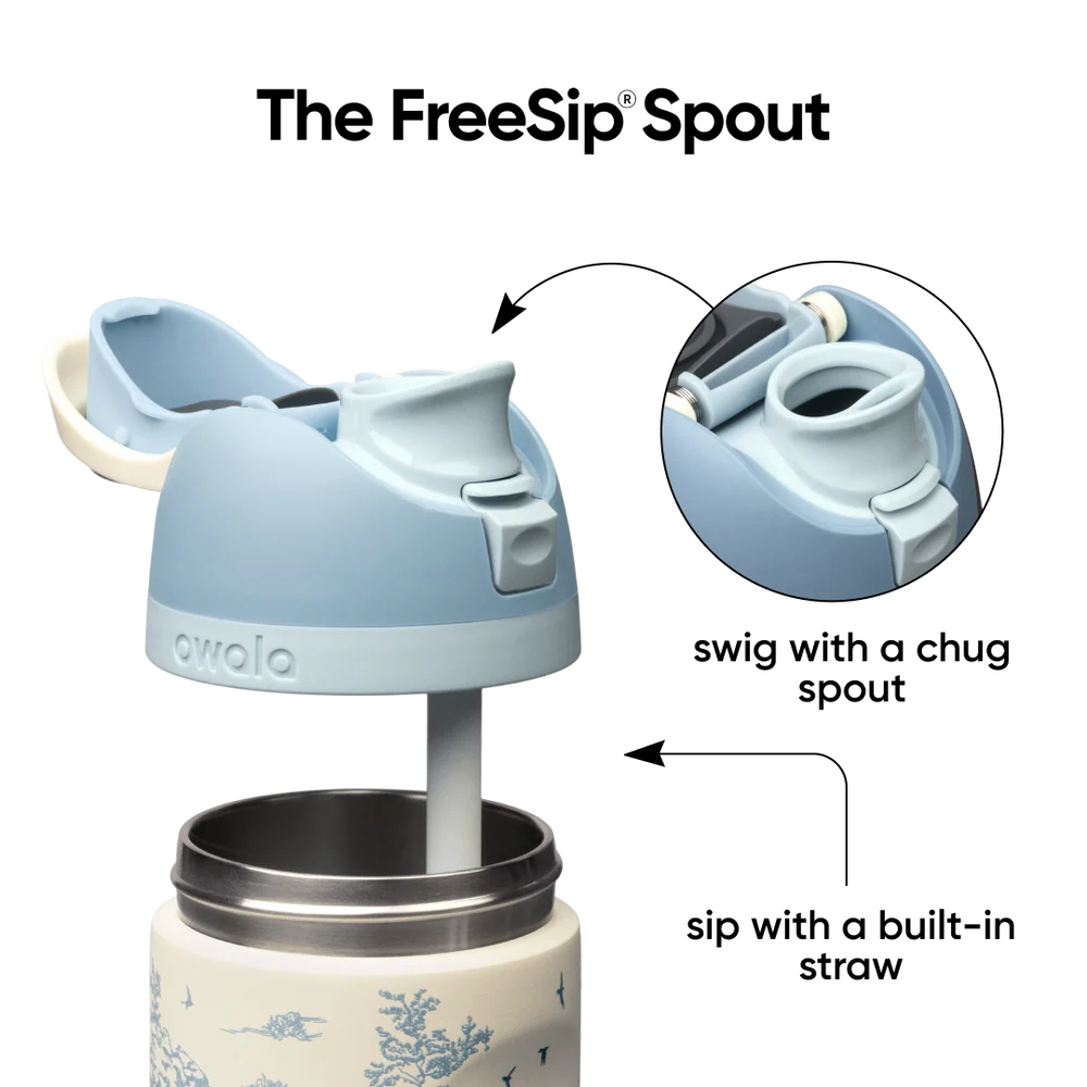 Owala FreeSip 24 oz Toile Be Home l Original