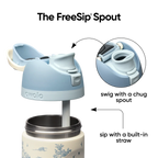 Owala FreeSip 24 oz Toile Be Home l Original