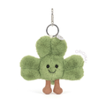 Jellycat Original | Amuseables Siofra Shamrock Bag Charm