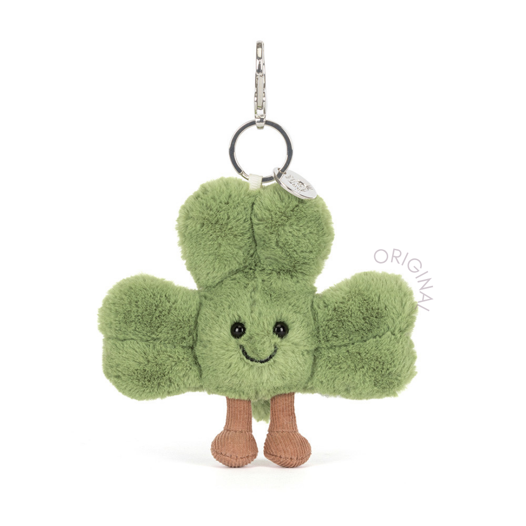Jellycat Original | Amuseables Siofra Shamrock Bag Charm