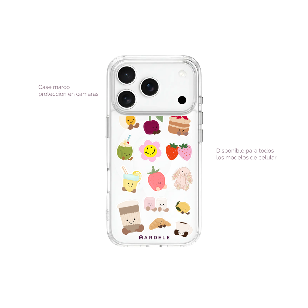 Plantilla de Stickers para Funda Transparente