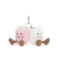 Jellycat Original | Amuseables Pair of Marshmallows Bag Charm