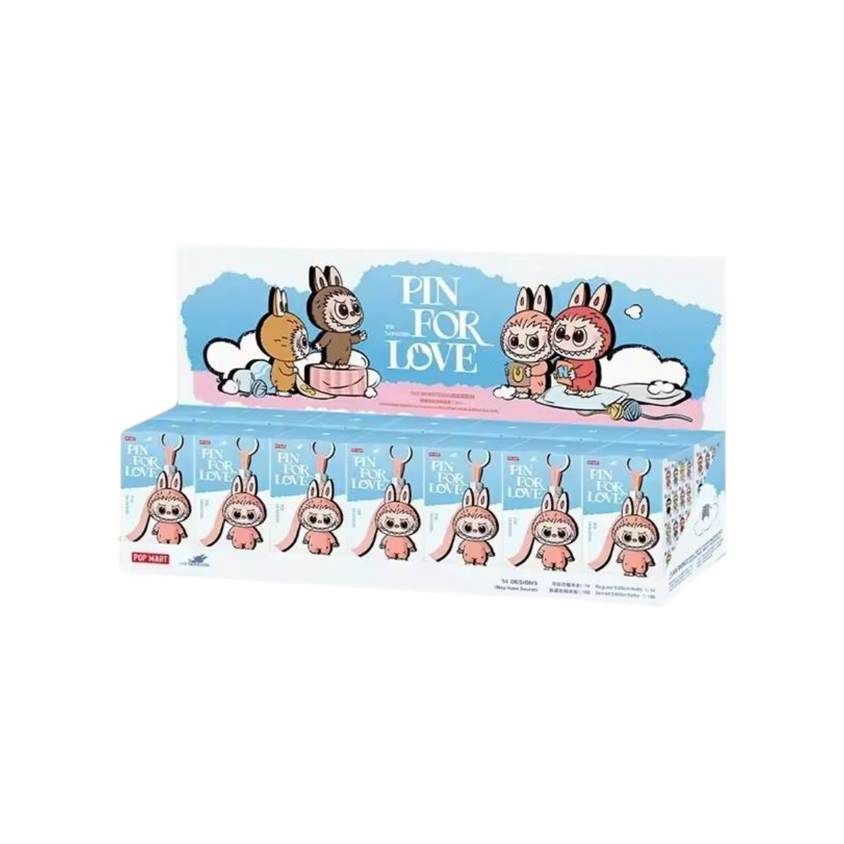Pin For Love N - Z | Labubu Original Pop Mart Blink Box