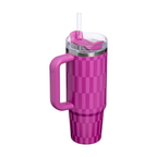 Stanley 30 oz Stainless Steel H2.0 Flowstate Quencher Tumbler Dark Blossom Tile