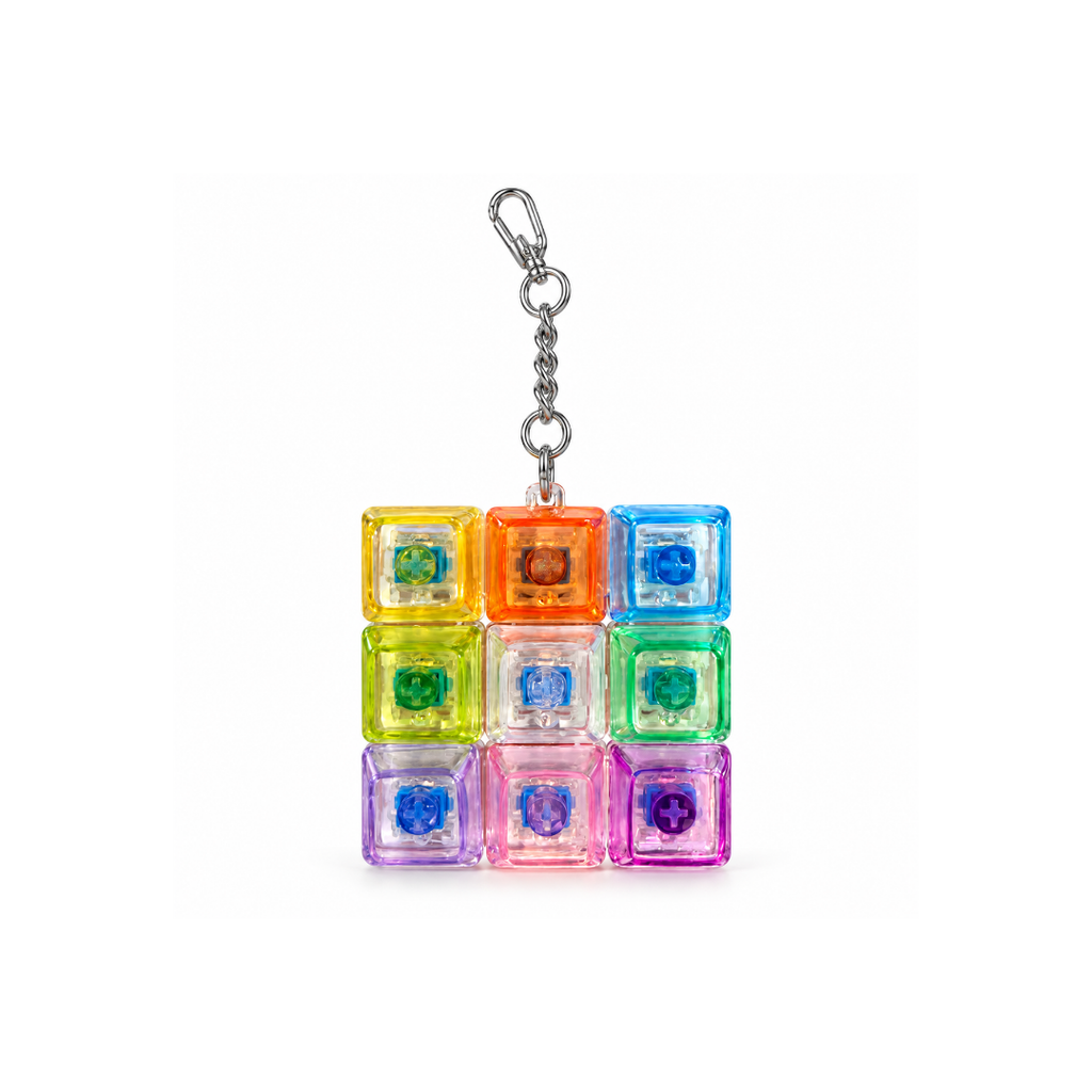Clickers teclado de colores con luz