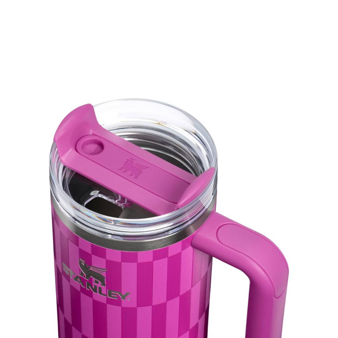 Stanley 30 oz Stainless Steel H2.0 Flowstate Quencher Tumbler Dark Blossom Tile