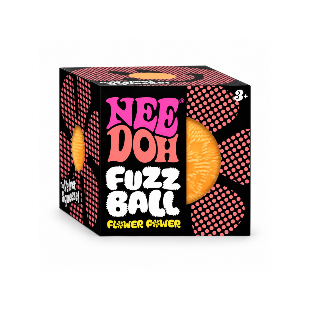 NeeDoh Fuzz Ball Flower Power l Original