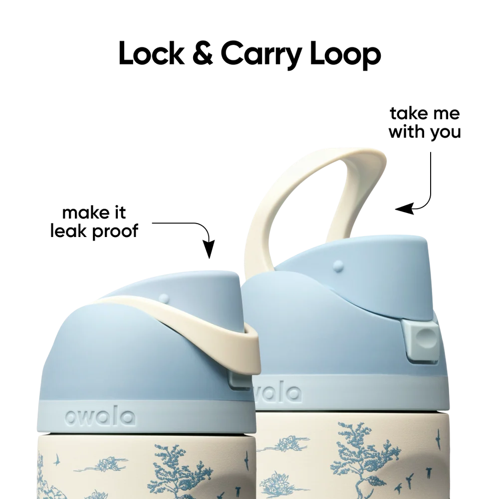 Owala FreeSip 24 oz Toile Be Home l Original