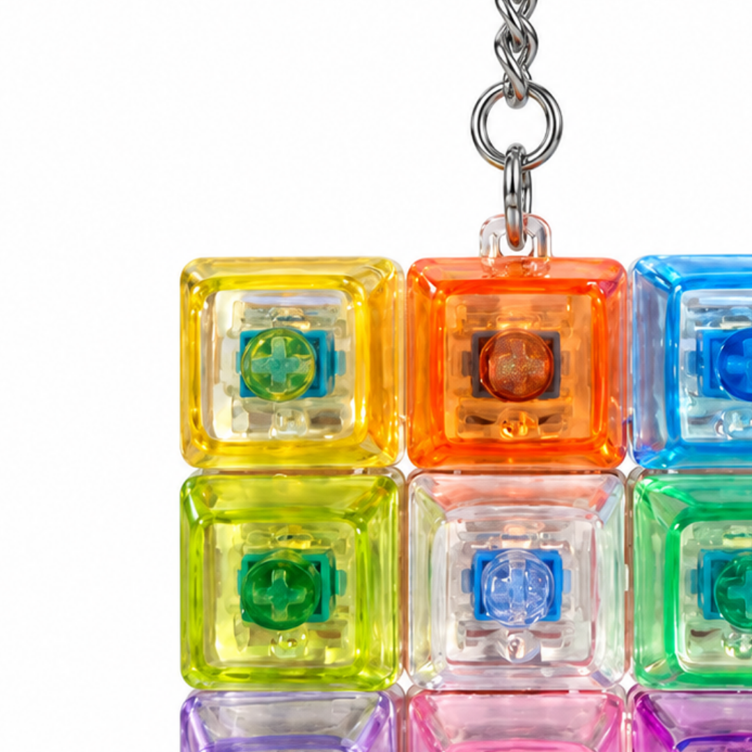 Clickers teclado de colores con luz