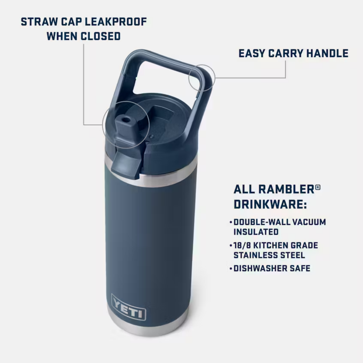 Yeti JR 18 oz Kids Water Bottle | Original