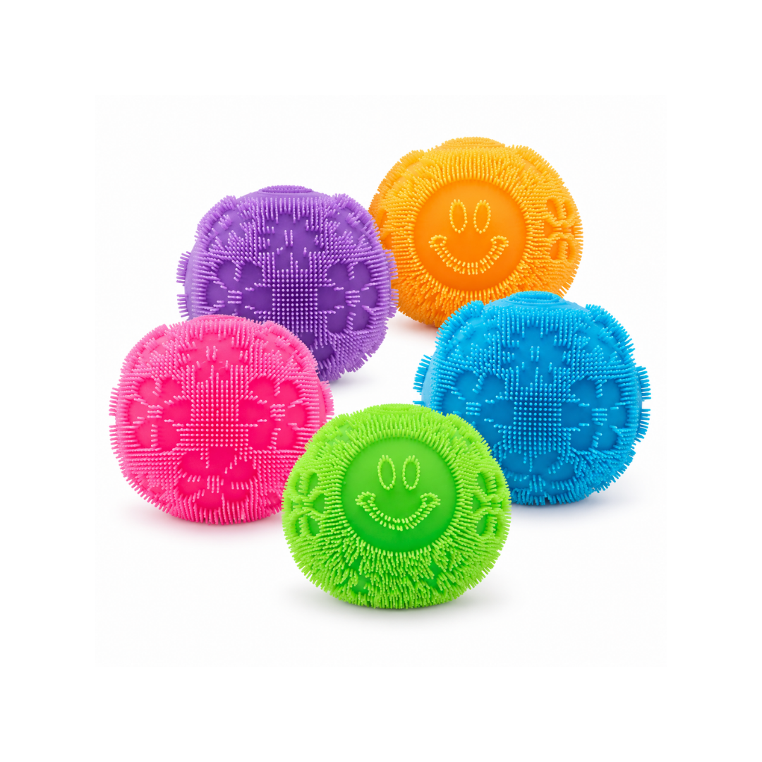 NeeDoh Fuzz Ball Flower Power l Original