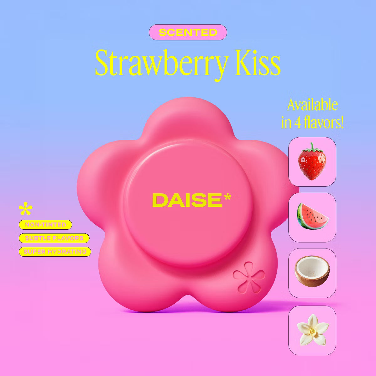 DAISE Lip Service Lip Balm Phone Pod - Strawberry Kiss l Original
