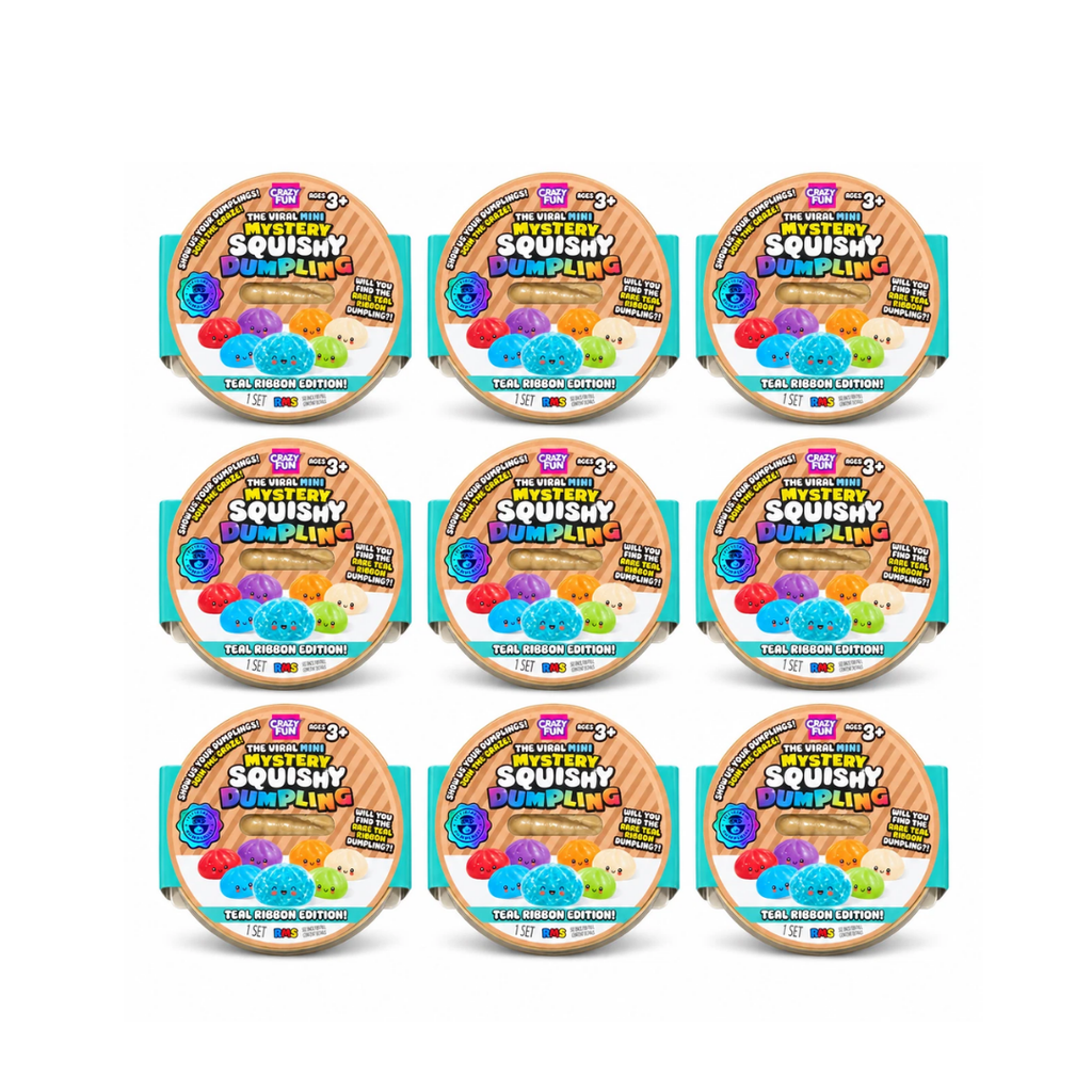 Crazy Fun The Viral Mini Mystery Squishy Dumpling l Teal Ribbon Edition