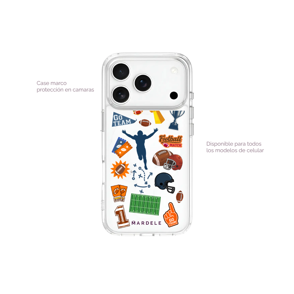 Plantilla de Stickers para Funda Transparente