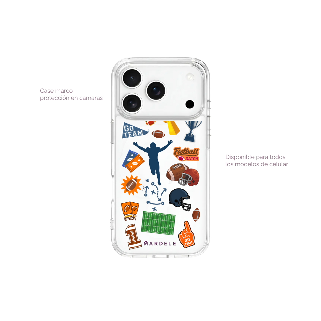 Plantilla de Stickers para Funda Transparente