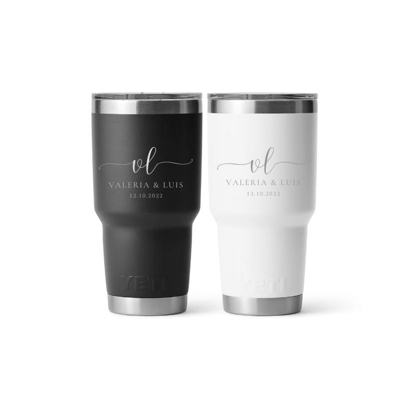 Bundle Novios 2 Yeti 30 oz Replica | Grabado laser