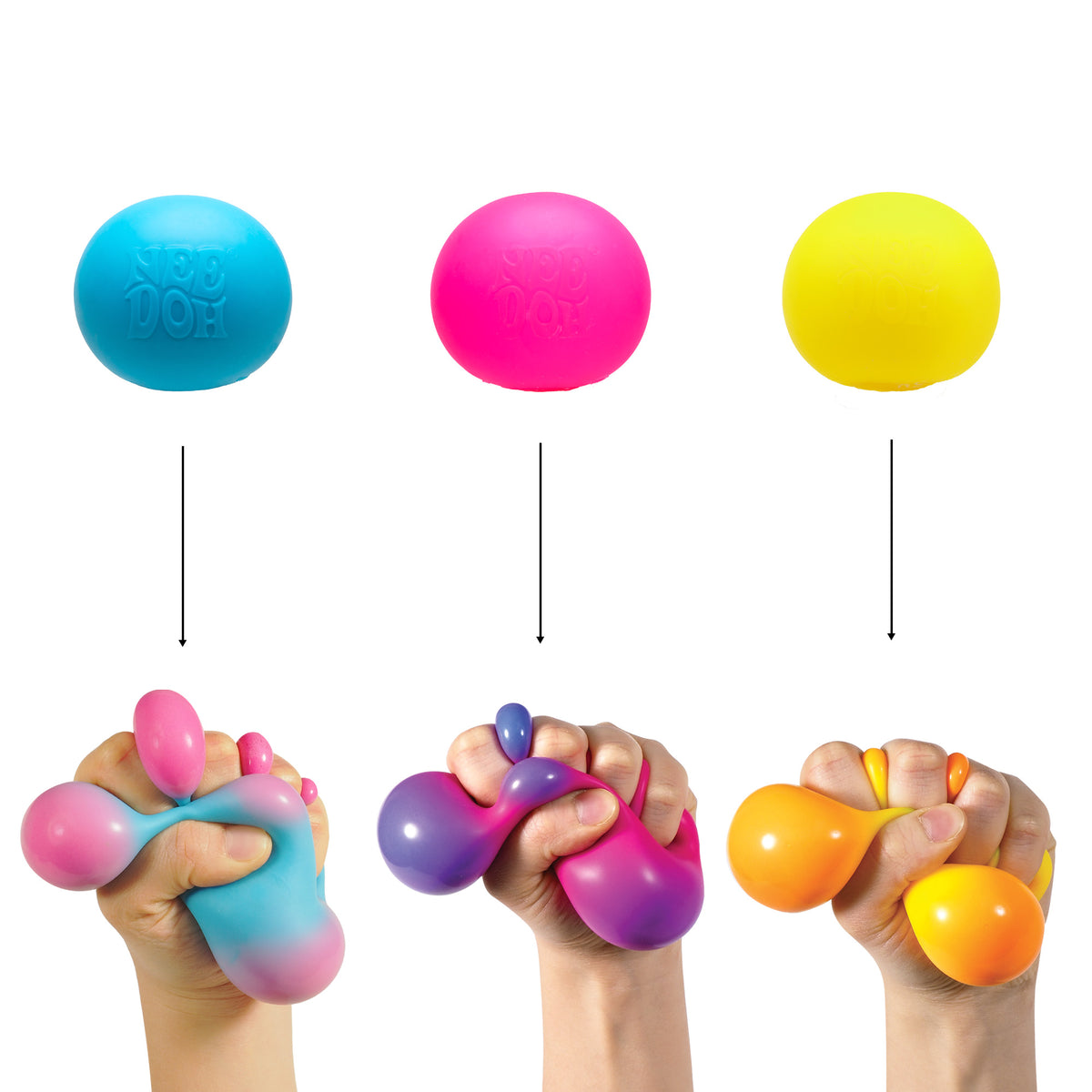 NeeDoh Color Change Cube (4 pack) | Original