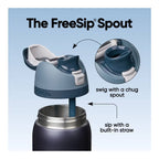 Owala FreeSip 32 oz | Blue Steel Original