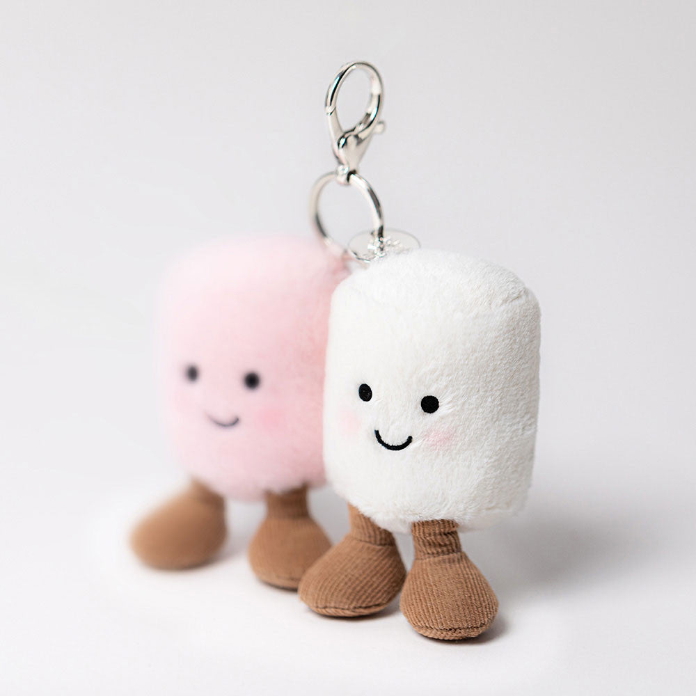 Jellycat Original | Amuseables Pair of Marshmallows Bag Charm