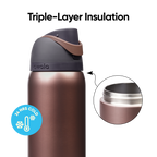 Owala FreeSip 32 oz Desert Smoke lifestyle